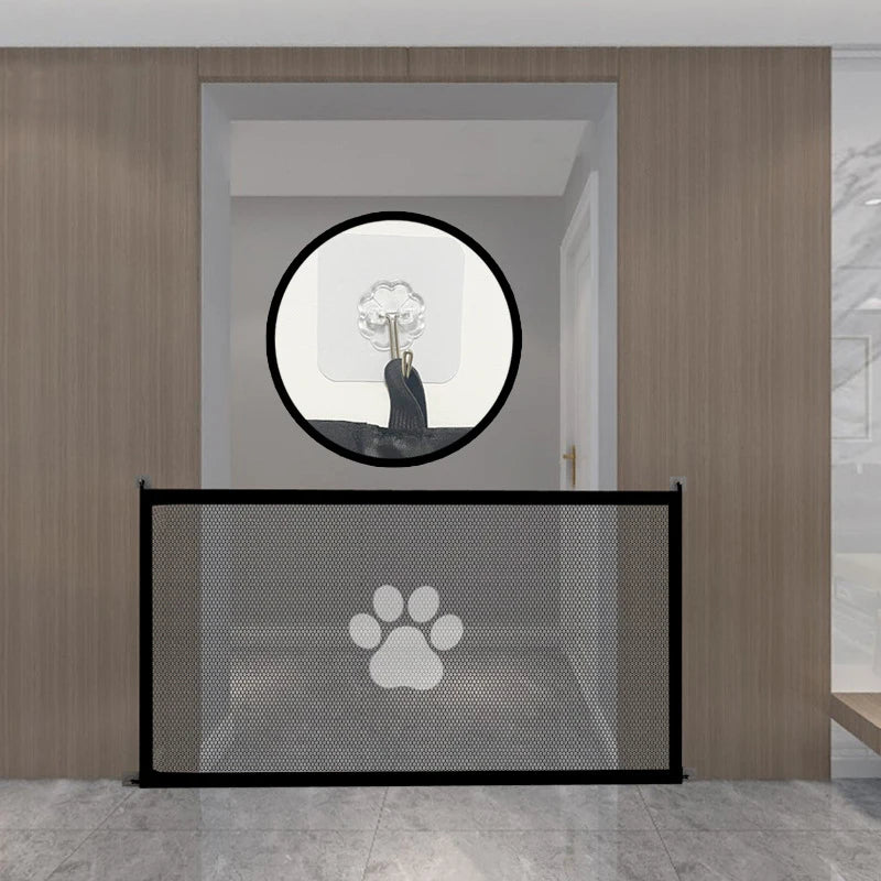 Dog Safety Gate – Portable Mesh Barrier