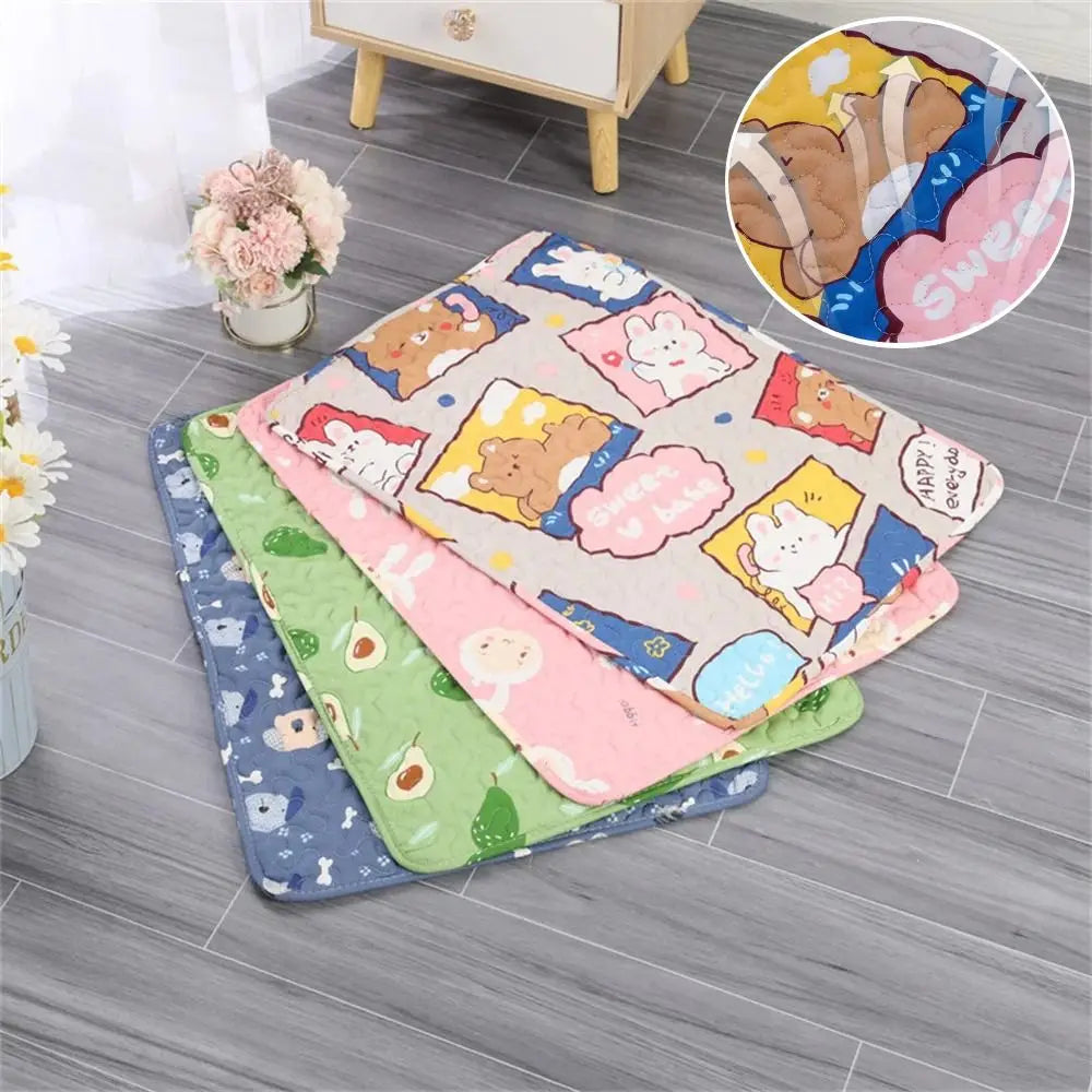 Washable Dog Cooling Mat – Breathable Summer Ice Pad for Small & Medium Dogs