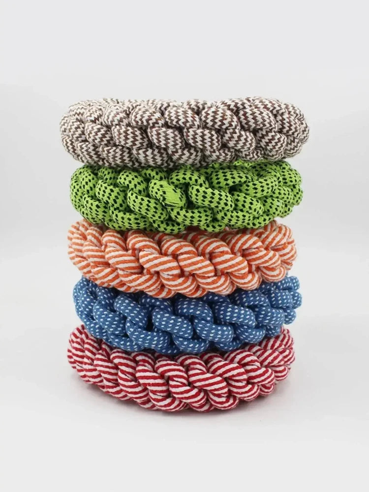 Durable Linen Rope Dog Toy for Medium & Large Dogs
