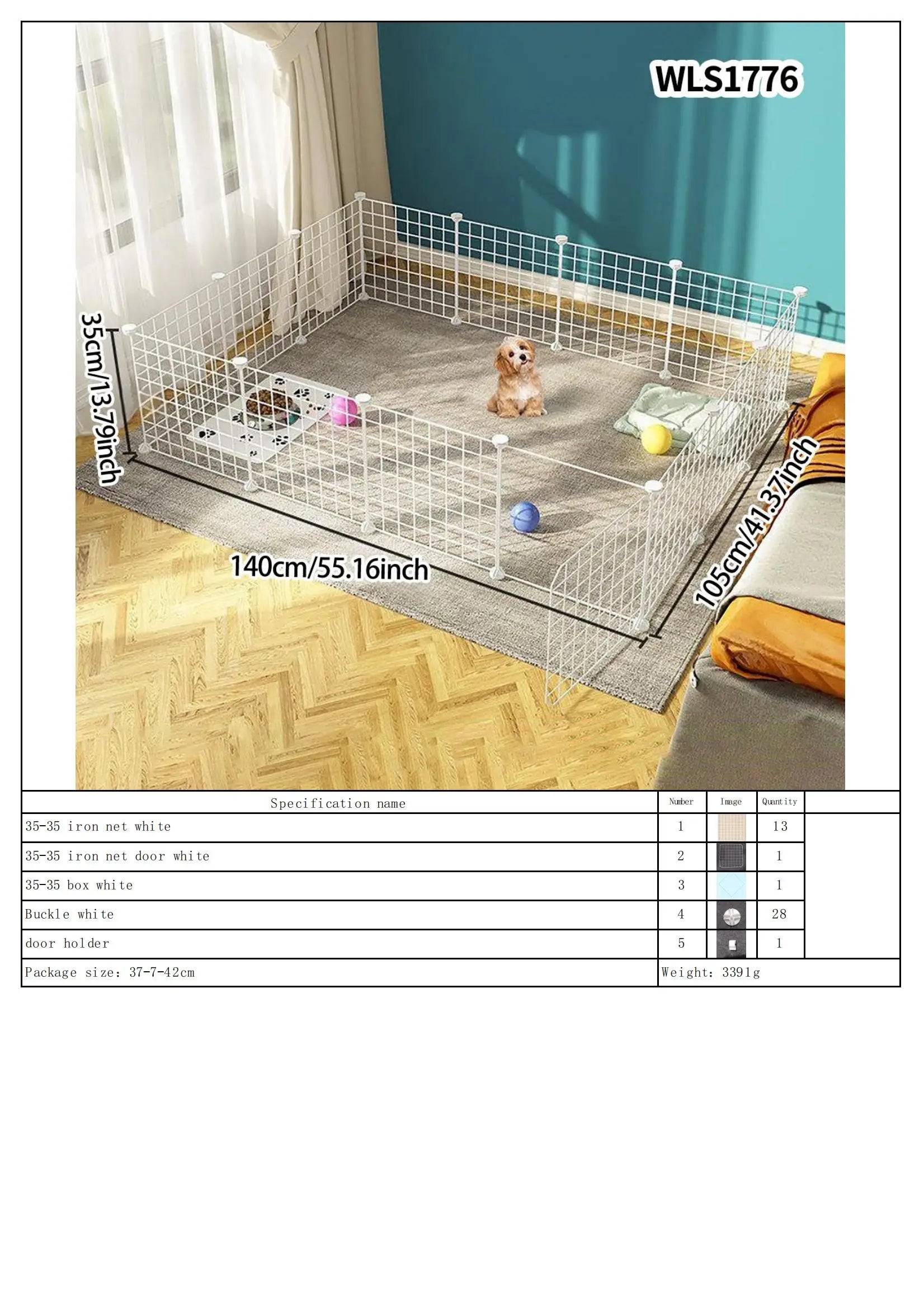 Portable Dog Playpen – DIY Metal Fence