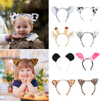 Plush Animal Ears Headband – Cosplay & Party Accessory