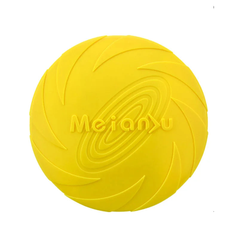 Silicone Dog Flying Disc Toy – Durable Soft Frisbee for Interactive Pet Play