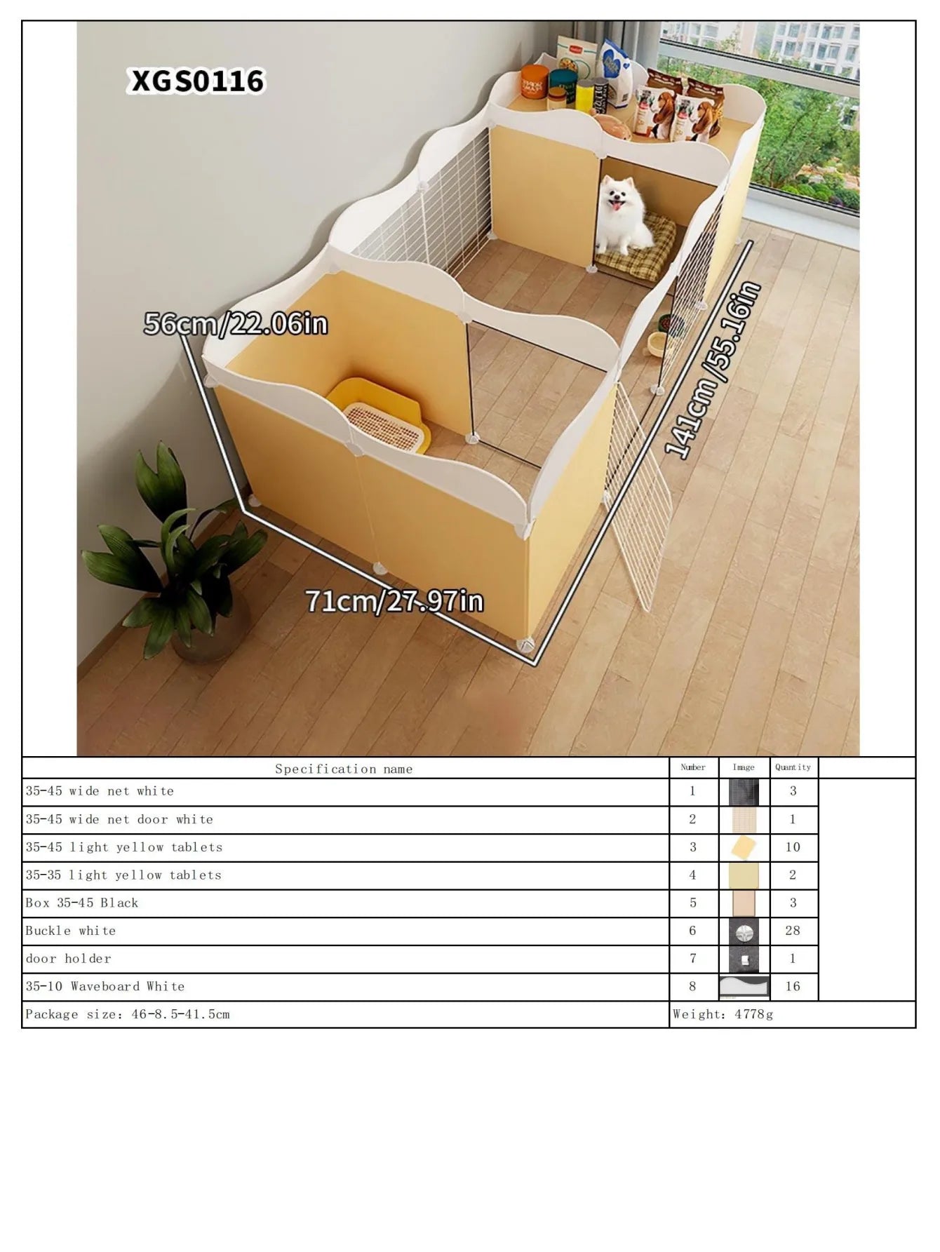 Indoor Dog Fence – Small Pet Playpen