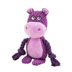 Animal Rope Plush Squeaky Dog Toy for Puppies