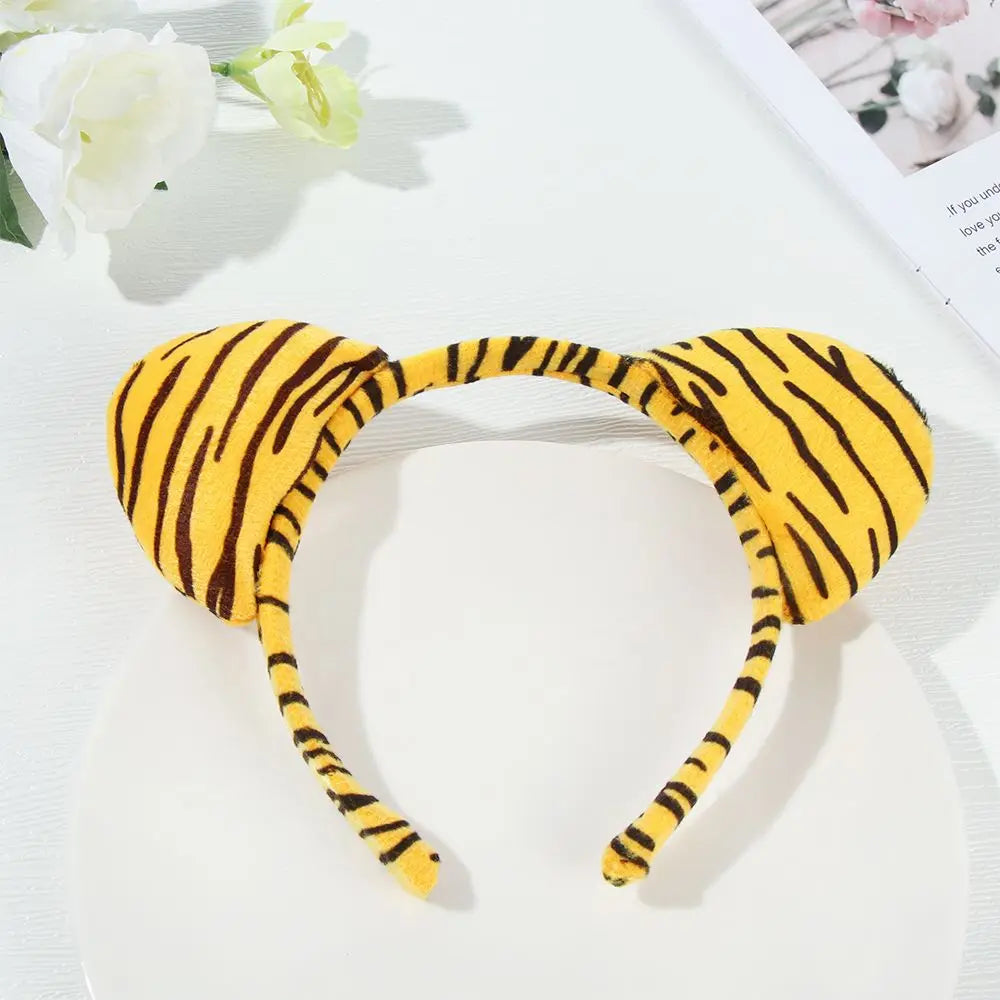 Plush Animal Ears Headband – Cosplay & Party Accessory