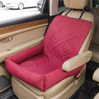 Waterproof Dog Car Seat Cushion – Quilted Travel Hanging Car Bed Mat for Small Dogs