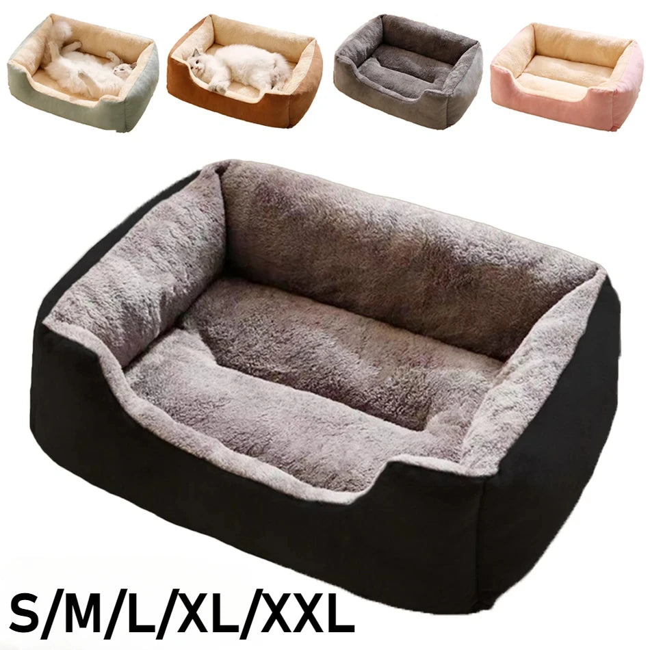 Plush Dog Bed – Comfortable and Breathable Cushion for Small to Large Dogs