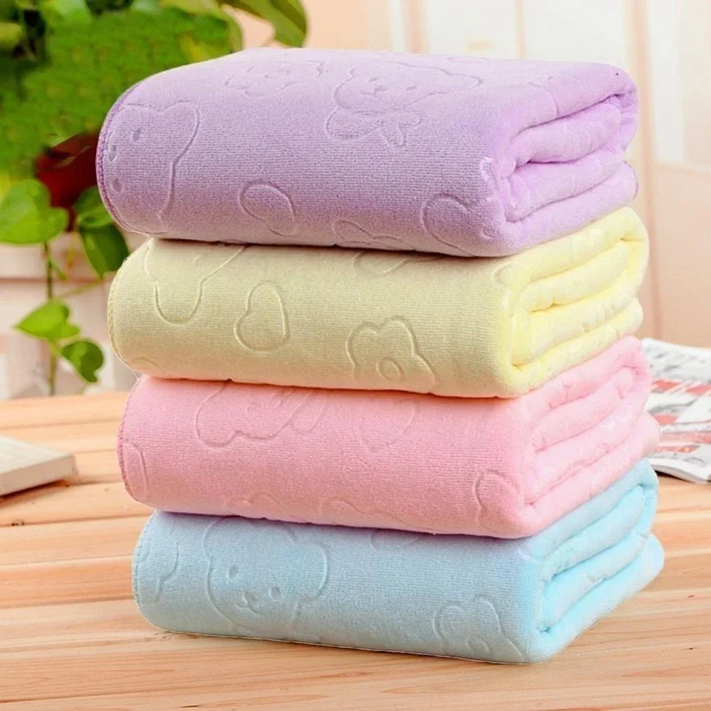 Microfiber Pet Bath Towel – Super Absorbent Dog Towel