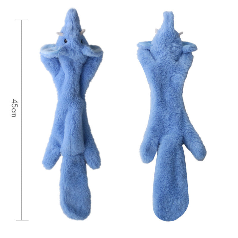 Crocodile Plush Dog Toy – Squeaky Interactive for Outdoor Play