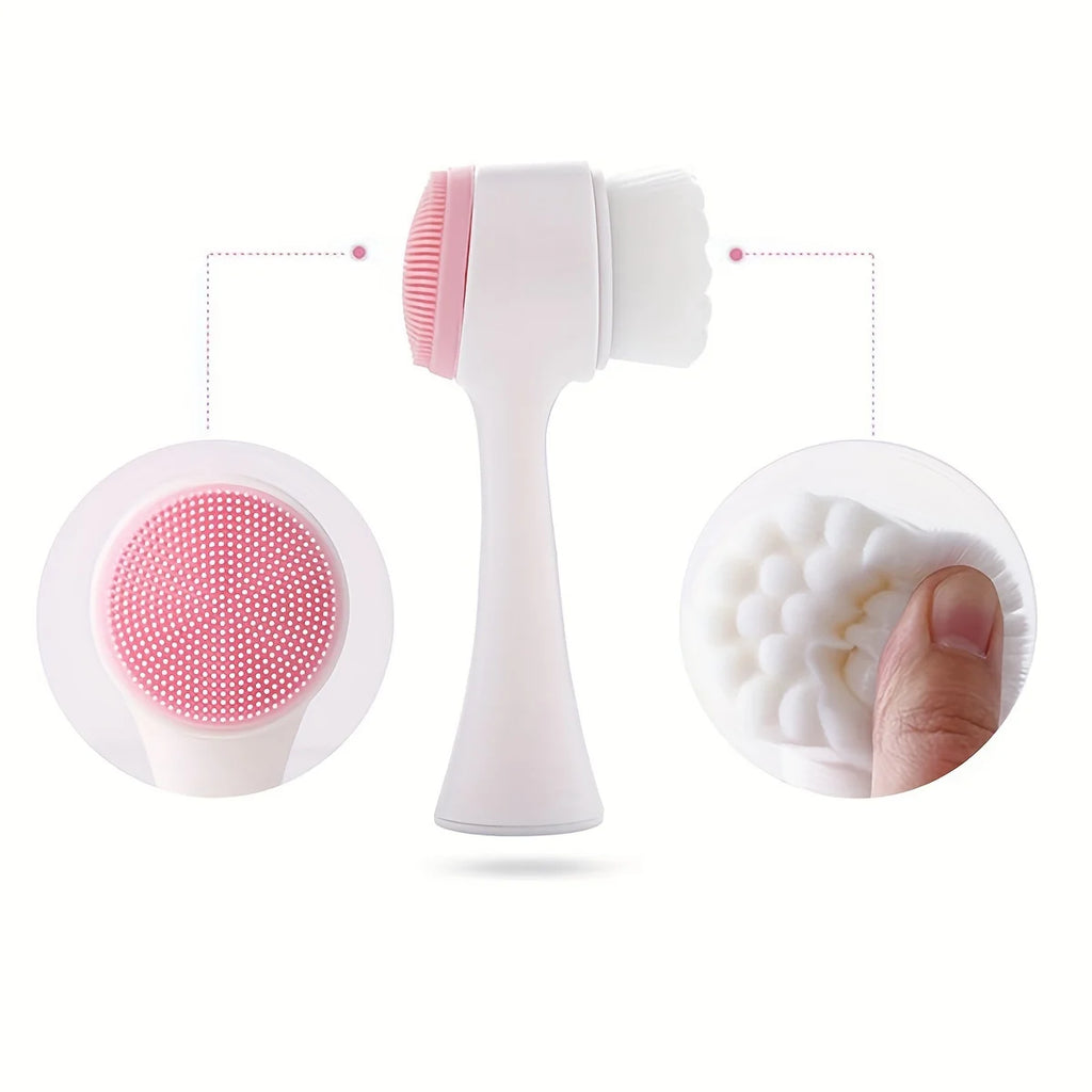 Silicone Dog Paw Cleaner & Massage Brush - Muddy Paw Scrubber in Pink