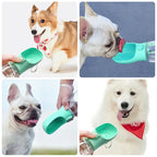 Portable Dog Water Bottle & Travel Bowl – Leak-Proof Dispenser