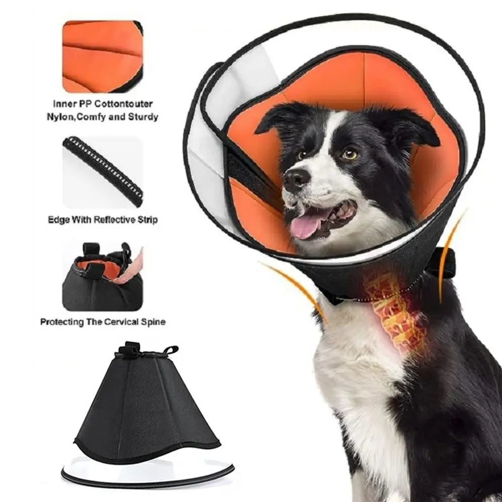 Dog Cone Collar – Soft Anti-Licking Recovery Cone