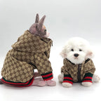 Autumn Winter Dog Jacket Windproof Coat – Polyester for Bulldog & Corgi