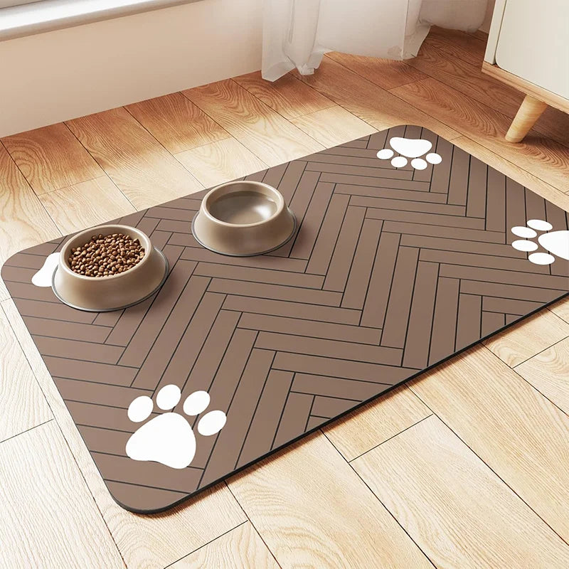 Pet Placemat for Dogs – Waterproof Dog Food & Water Bowl Mat, Quick-Dry, Anti-Slip Feeder Pad