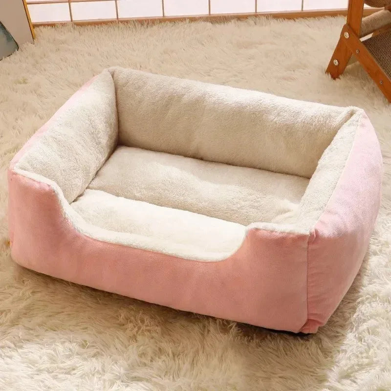 Plush Dog Bed – Comfortable and Breathable Cushion for Small to Large Dogs