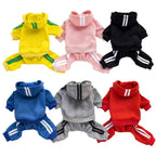 Adidog Dog Jumpsuit – Hooded Spring Outfit for Small Dogs