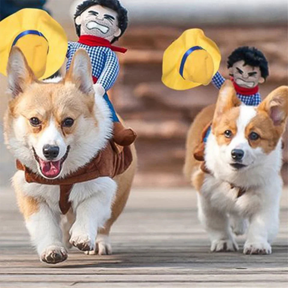 Halloween Dog Cowboy Costume Jacket – Cotton Coat
