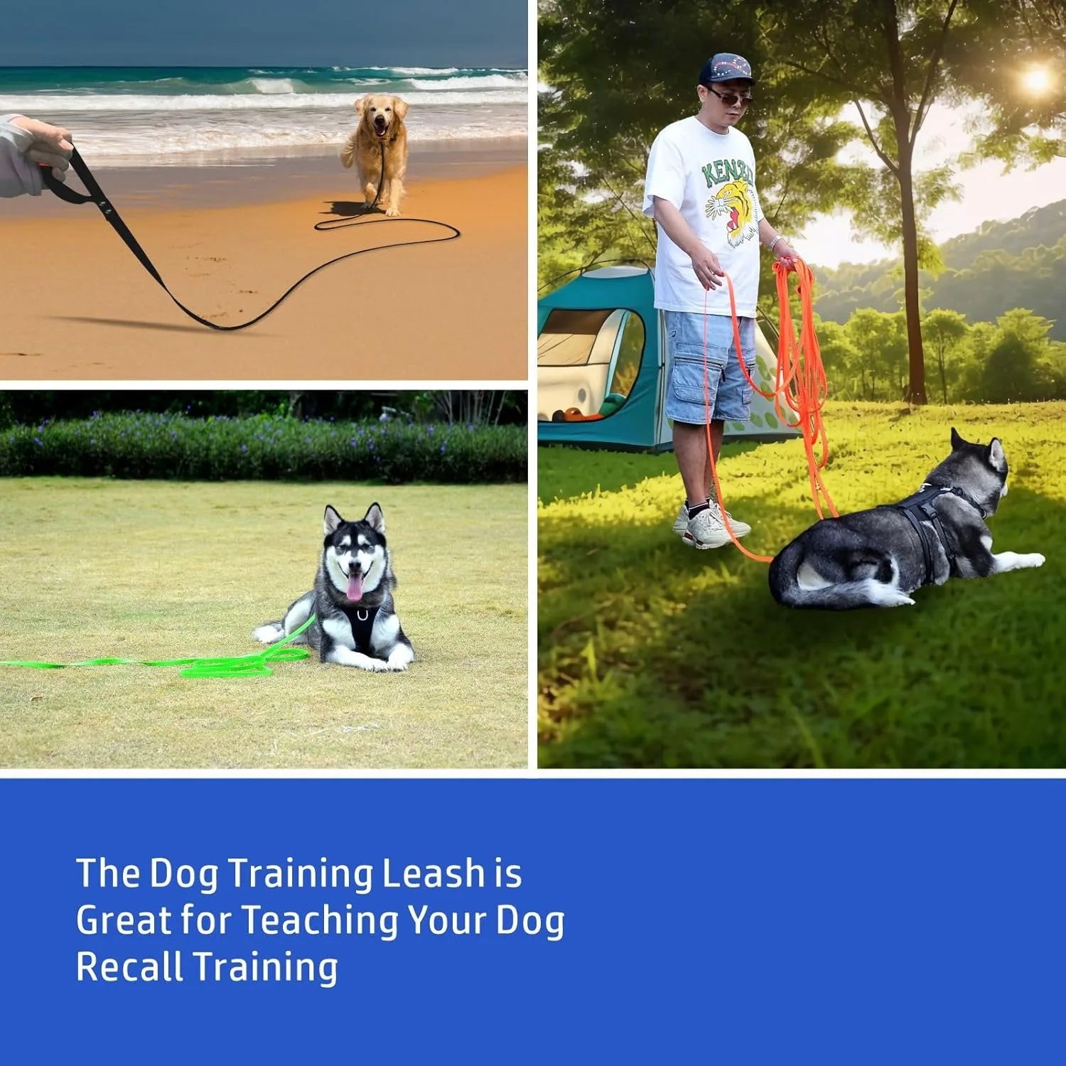 Long Dog Leash – Waterproof PVC Training Lead