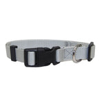 Solid Color Nylon Dog Collar – Adjustable Breakaway XS–XL