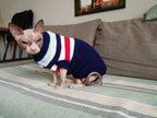 Christmas Dog Sweater – Red Wool Knit Holiday Pullover