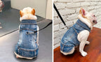 Denim Dog Vest Jacket – Lightweight All-Season Coat for Small Dogs