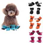 Dog Anti-Slip Boots – Warm Rain Snow Paw Shoes (4 Pack)
