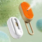 3-in-1 Electric Pet Hair Brush – Steam Spray, Massage & Hair Removal