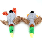 Plush Duck Squeaky Toy with Teeth-Cleaning Rope for Dogs