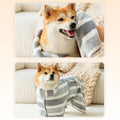 Quick-Dry Dog Bathrobe - Ultra-Absorbent Thick Coral Fleece Pet Towel