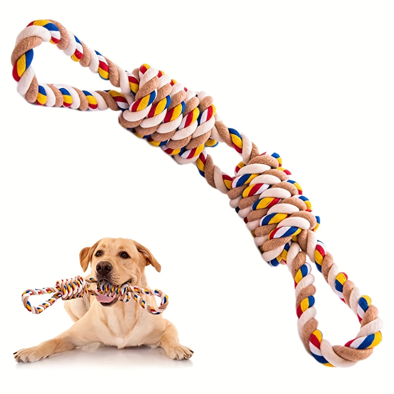Cotton Rope Dog Toy for Medium & Large Dogs