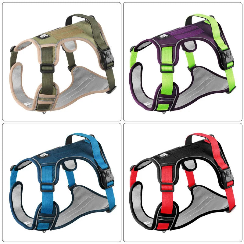 Tactical Dog Harness – Waterproof Reflective Vest