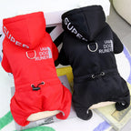 Waterproof Dog Winter Coat with Hood – Fleece Lined Warm Jacket