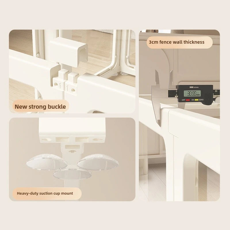 Acrylic Dog Playpen – Transparent Safety Fence