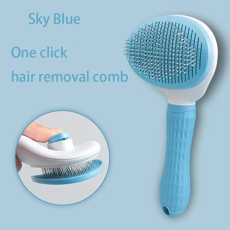 Dog Hair Brush & Pet Hair Remover – Slicker Comb for Dogs and Puppies