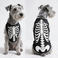 Skeleton Dog Vest Costume – Halloween Polyester Shirt