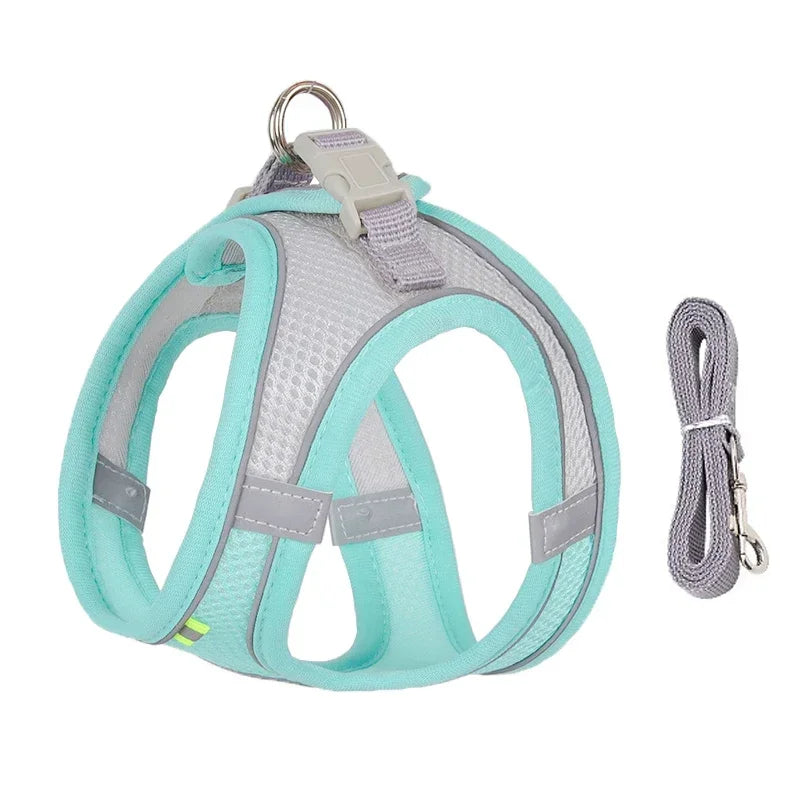 Reflective Nylon Dog Harness – Quick Release Small Breed