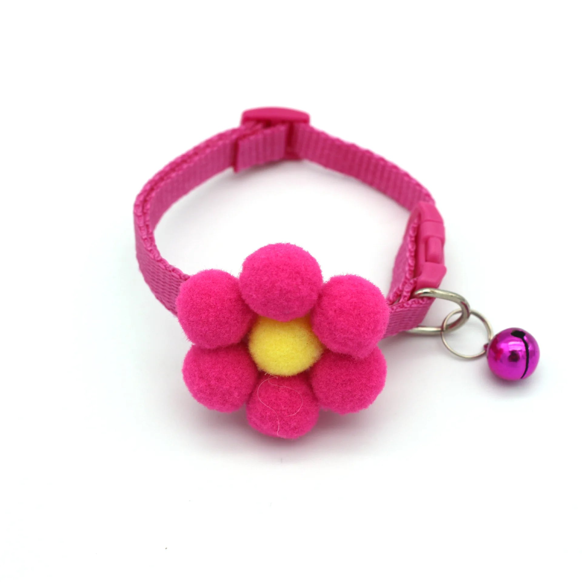 Moonbiffycn Cotton Bowknot Bell Collar for Small Dogs