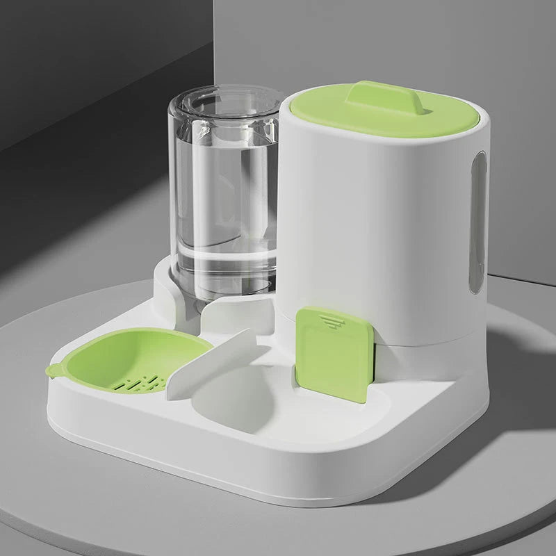2-in-1 Automatic Dog Feeder & Waterer – Gravity Flow Hydration Station