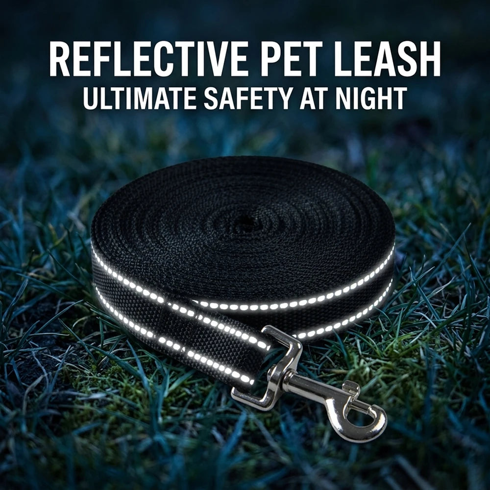 Dog Training Leash – Reflective Long Lead