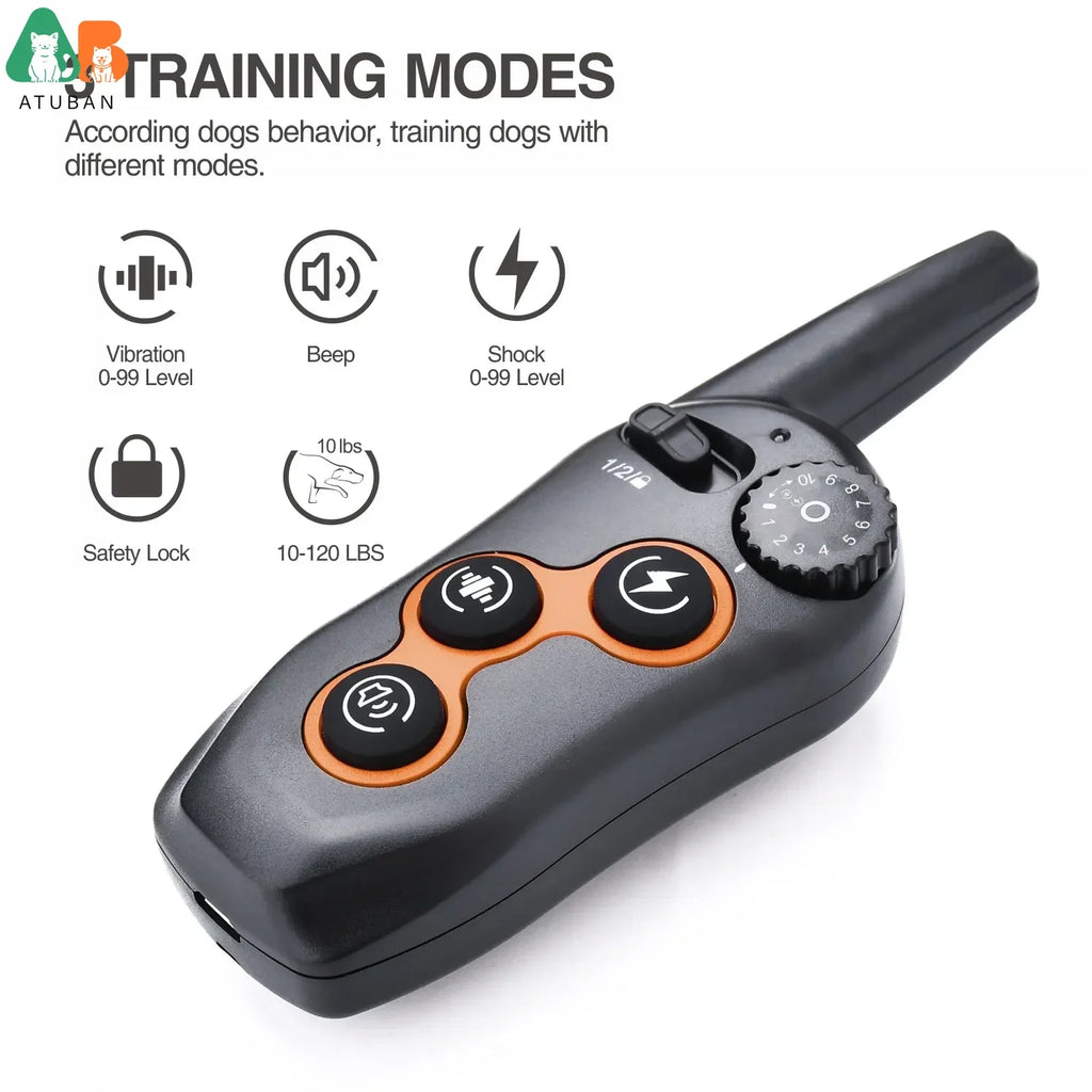 Rechargeable Dog Training Collar with Remote – Waterproof IPX7 Control