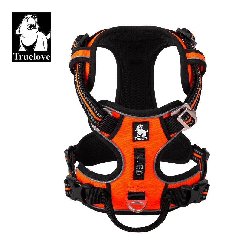 Truelove Reflective Nylon Dog Harness – Padded Quick Release