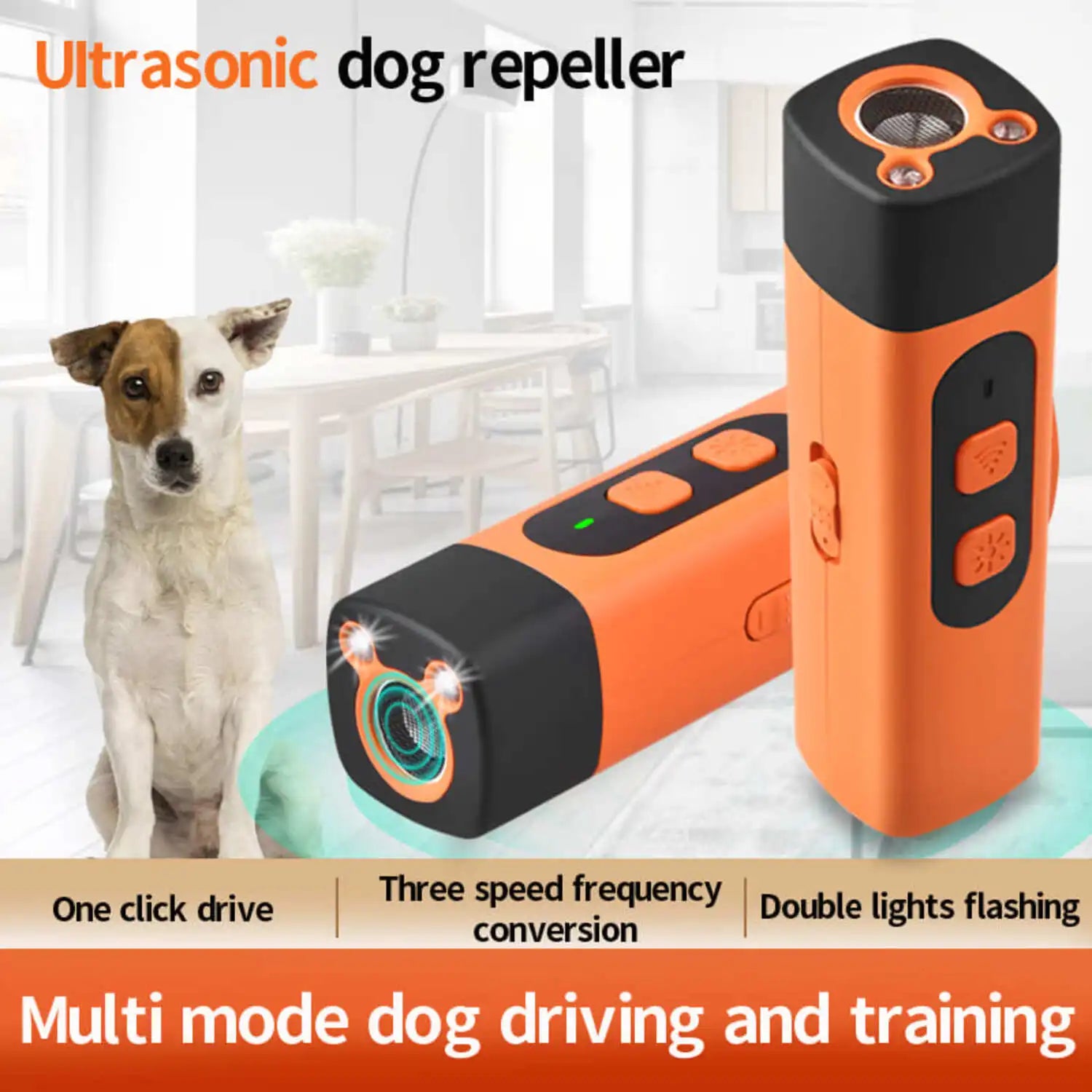 Professional Ultrasonic Bark Control Device – Long Range Trainer