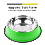 Non-Slip Stainless Steel Dog Bowl – Anti-Skid Food & Water Feeder (Multiple Sizes)
