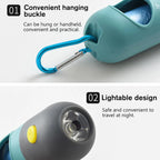 Dog Poop Bag Dispenser – LED Light Portable Holder