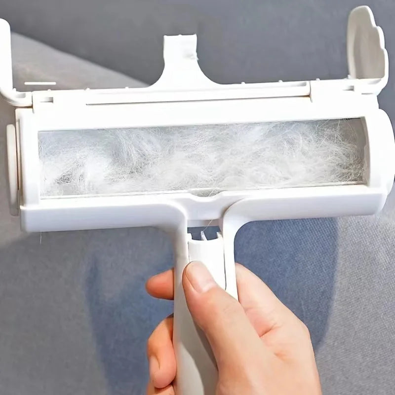 Pet Hair Remover Roller – Self-Cleaning One-Hand Lint & Fur Remover for Dogs