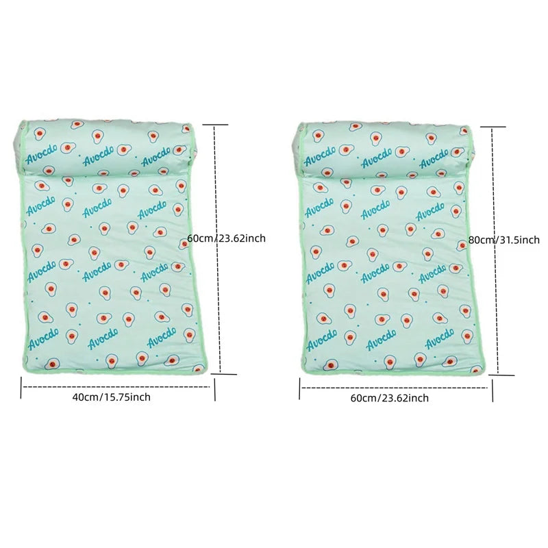 Summer Dog Cooling Mat – Breathable Ice Pad for Dogs, Washable Cooling Blanket for Hot Weather