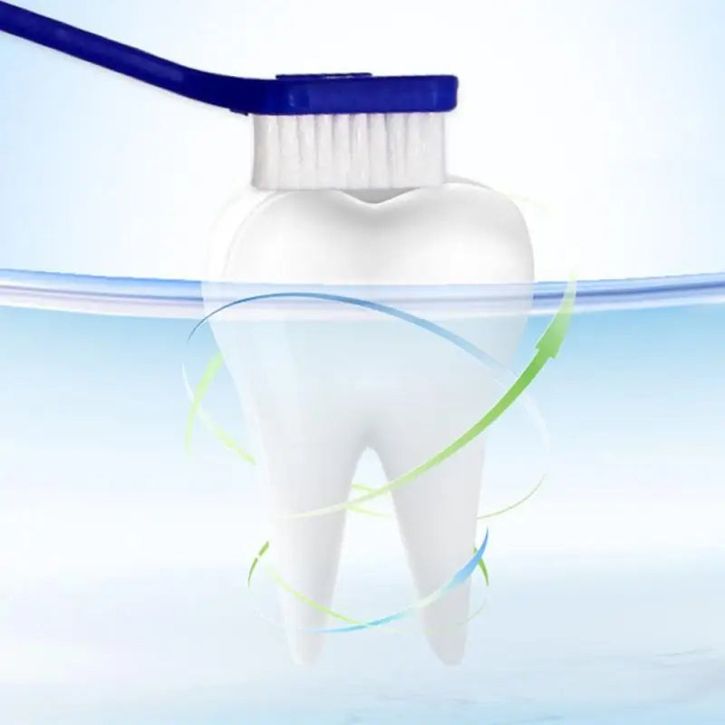 Double Head Dog Toothbrush – Multi-Angle Nylon Bristle Cleaner