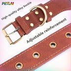 Premium Leather Dog Collar – Necklace Style for French Bulldogs