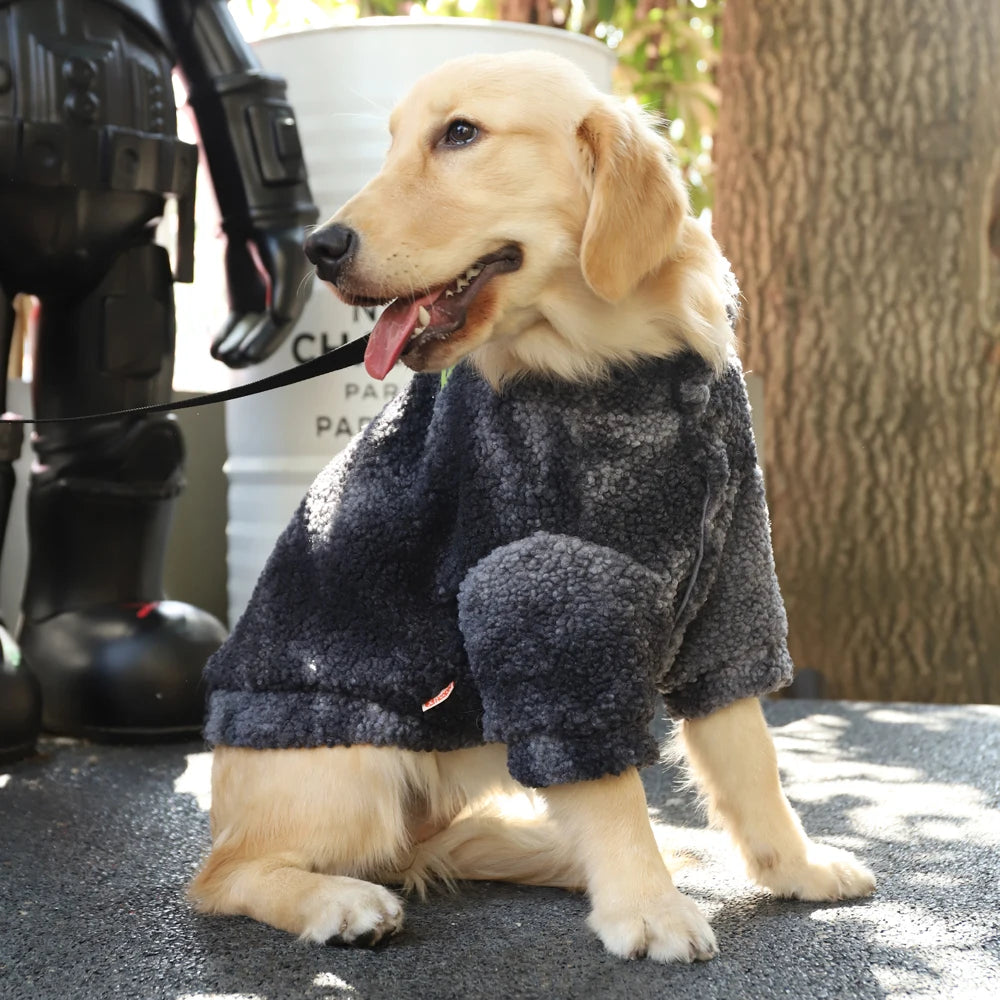 Lambswool Dog Winter Coat – Windproof Large Breed Jacket 3XL-7XL