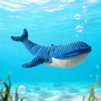 Whale Plush Dog Toy – Interactive Sound for All Sizes